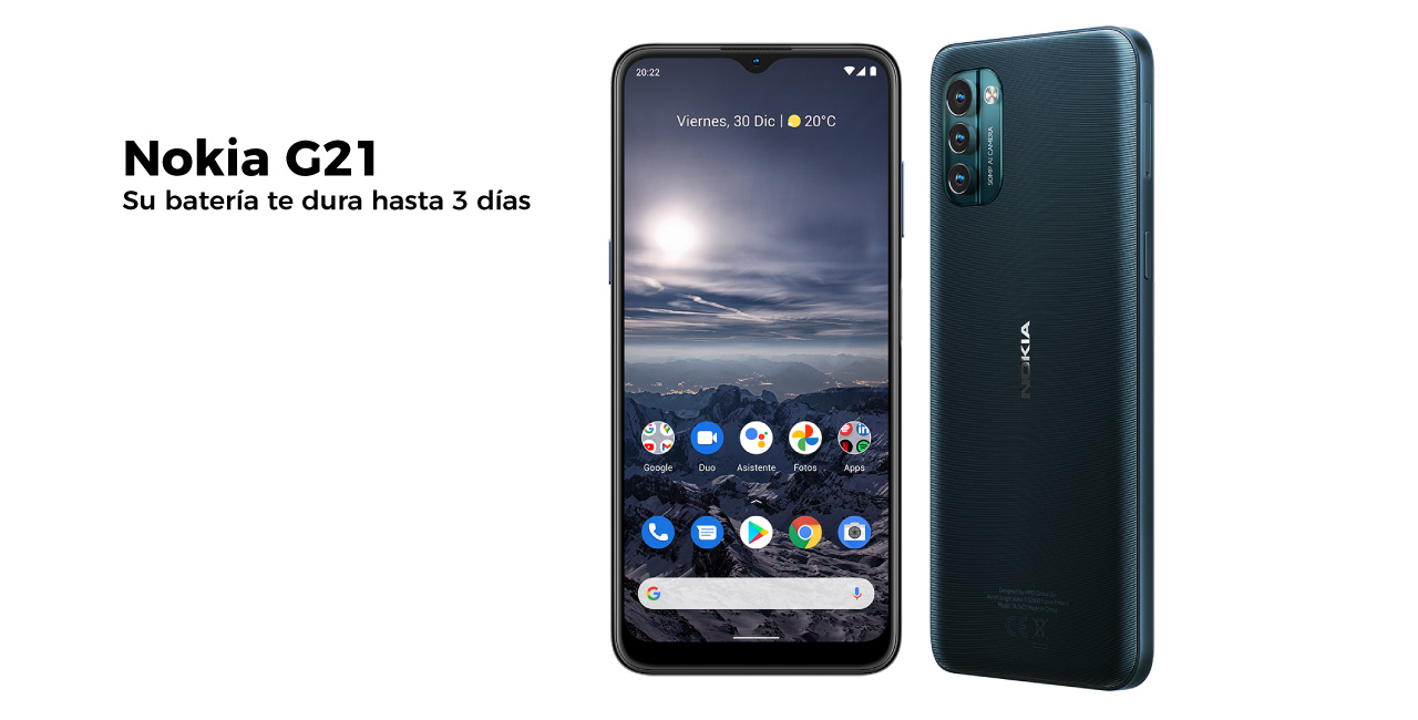 Nokia G21, su batería te dura hasta 3 días