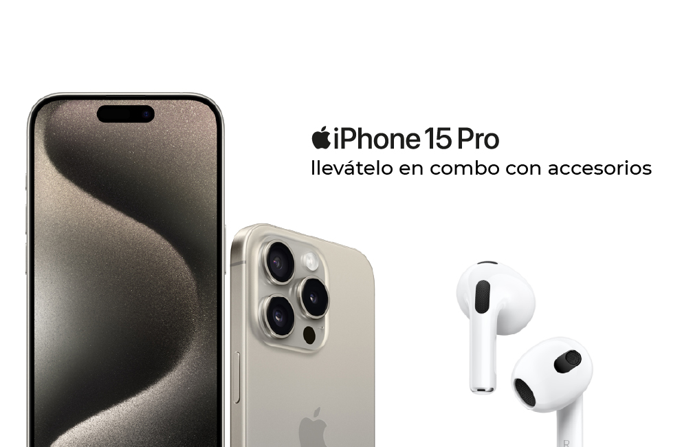 iPhone 15 Pro Titanio. Tan resistente y ligero. Tan Pro con su nuevo chip A17