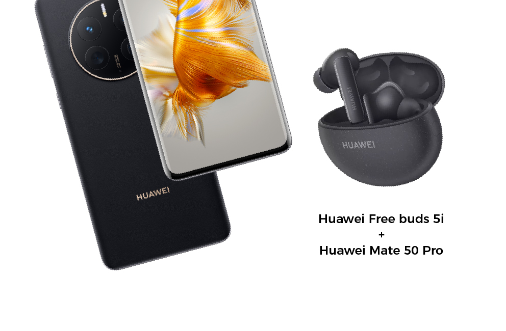 Combo Huawei Freebuds 5i + Huawei Mate P50 Pro