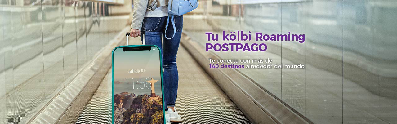 ﻿Roaming postpago te conecta desde más de 140 destinos alrededor del mundo 