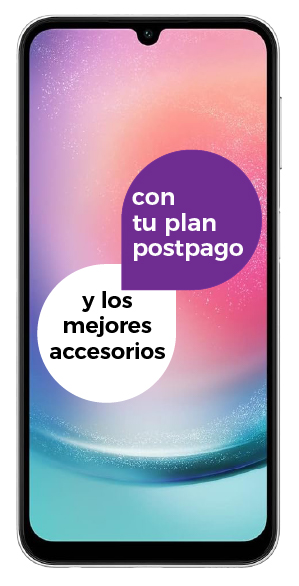 Samsung Galaxy A24 vista frontal