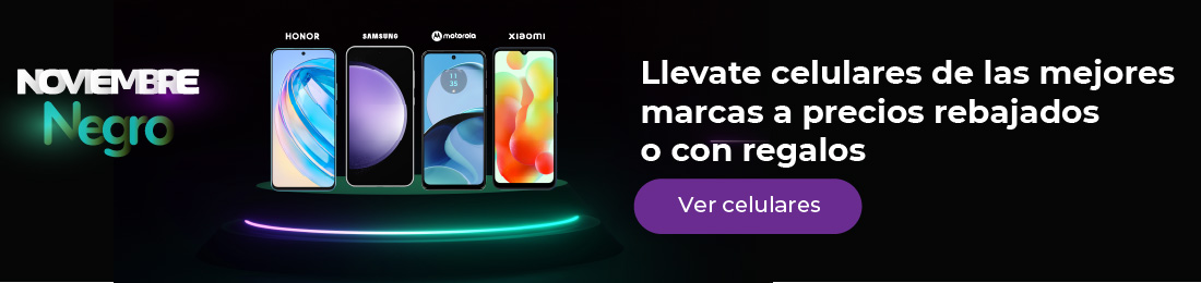 Llevate celulares de las mejores marcas a precios rebajados o con regalos