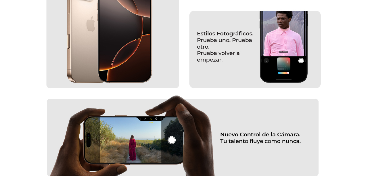 iPhone 16 Pro Max con nuevo control de la cámara