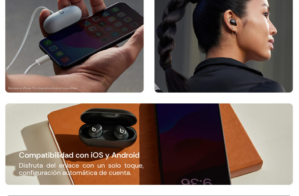 Beats Solo Buds, compatibilidad con iOS y Android