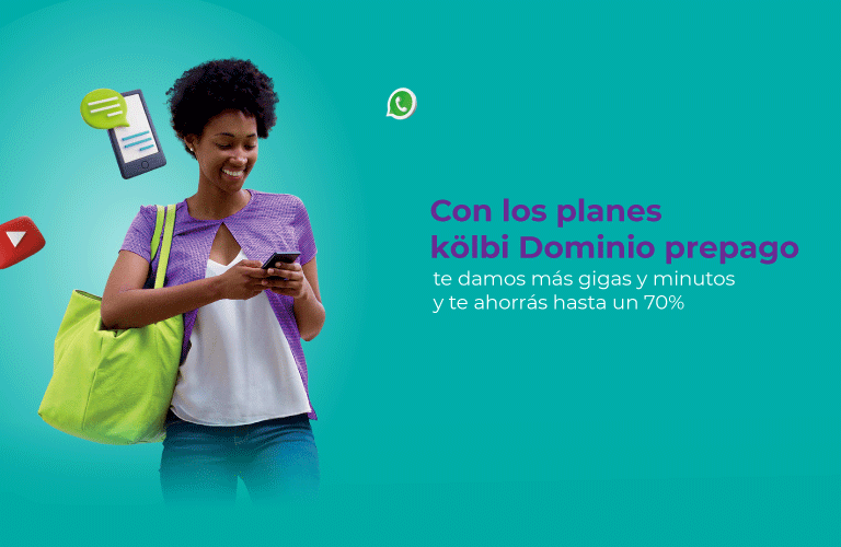 Con los planes Dominio Prepago es fácil