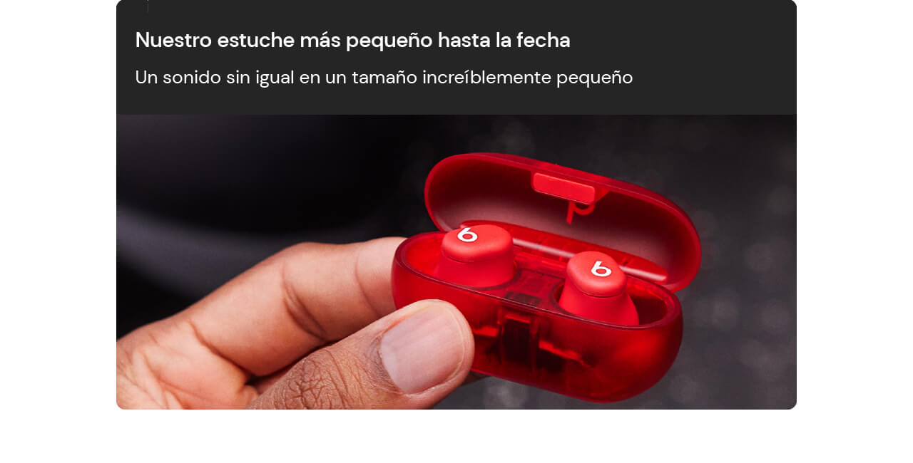 Beats Solo Buds, nuestro estuche más pequeño hasta la fecha