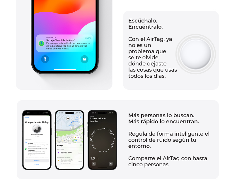 Con conector USB-C, Audio adaptativo y Mordo ambiente para escuchar sin problema