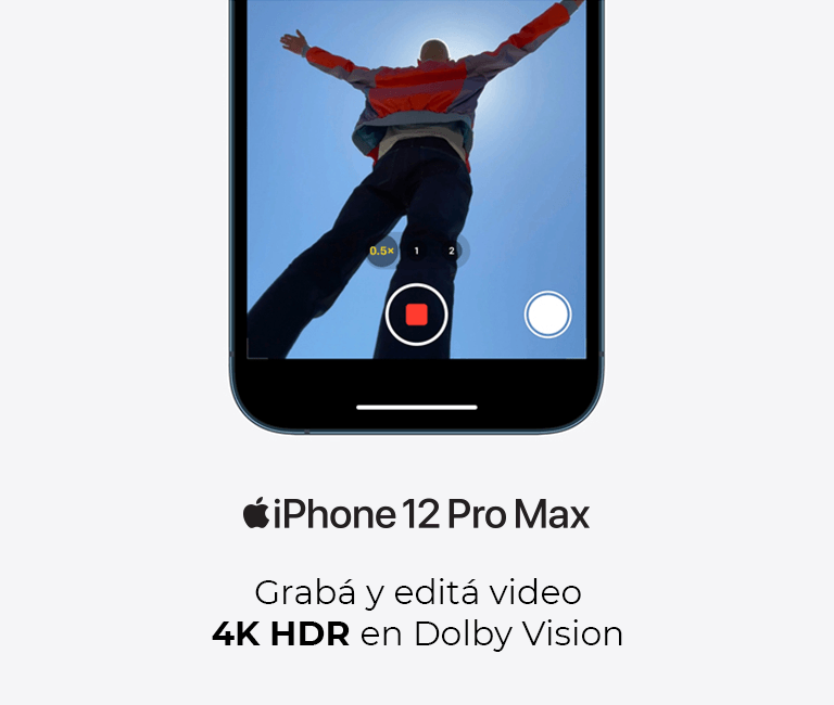 iPhone 12 Pro Max! Grabá y editá video 4K HDR en Dolby Vision