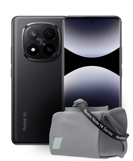 Xiaomi Redmi Note 14 Pro+ 5G vista frontal y trasera