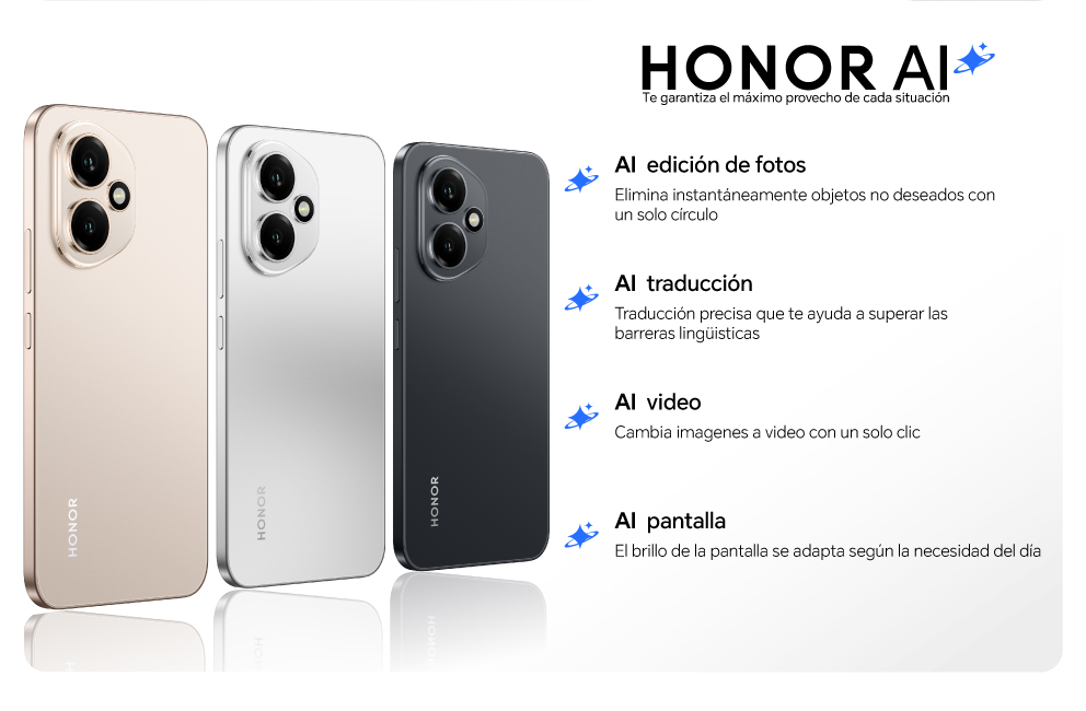 HONOR AI, edita con inteligencia artificial