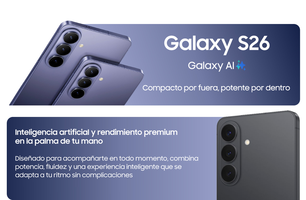 Samsung Galaxy S26, sencillo e impactante