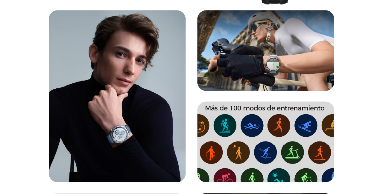 Más de 100 modos de entrenamiento