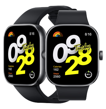 Redmi Watch 4 vista frontal y lateral 