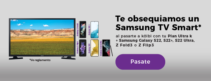 Comprá Samsung Galaxy en la tienda virtual y podrías llevarte un smart t