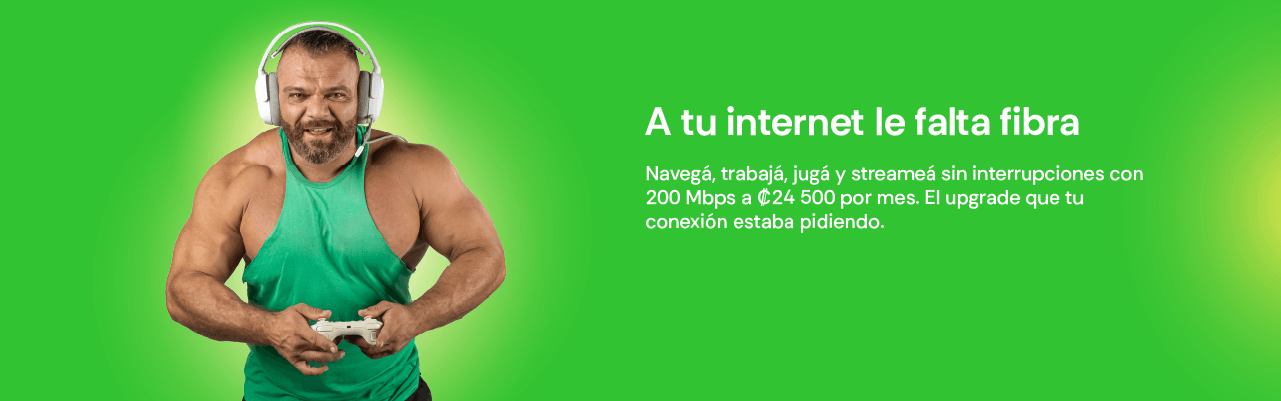 A tu Internet le falta fibra: Navegá, trabajá, jugá y streameá con 200 Mbps por solo ₡24 500
