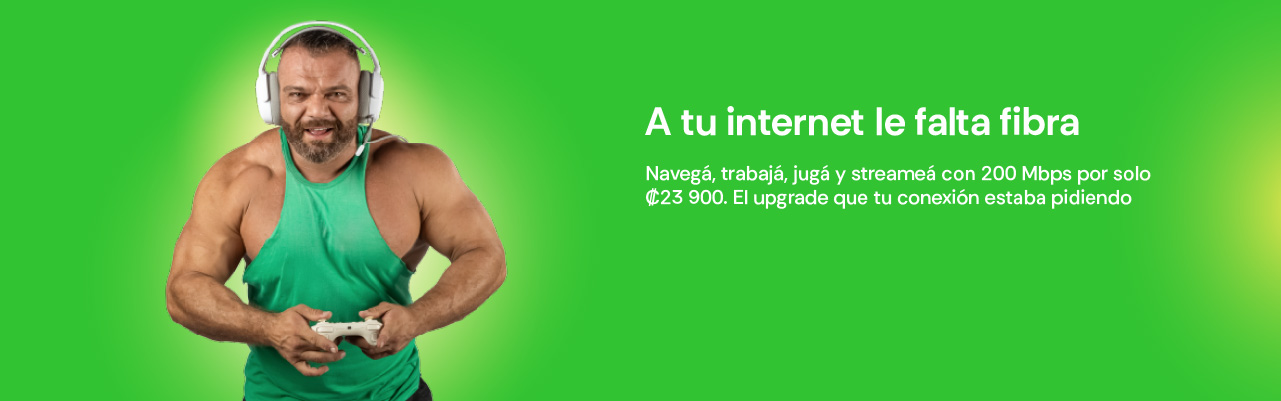 A tu Internet le falta fibra: Navegá, trabajá, jugá y streameá con 200 Mbps