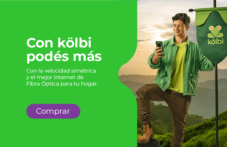 Con kölbi podés más, conectate a la velocidad simétrica con Internet de Fibra Óptica
