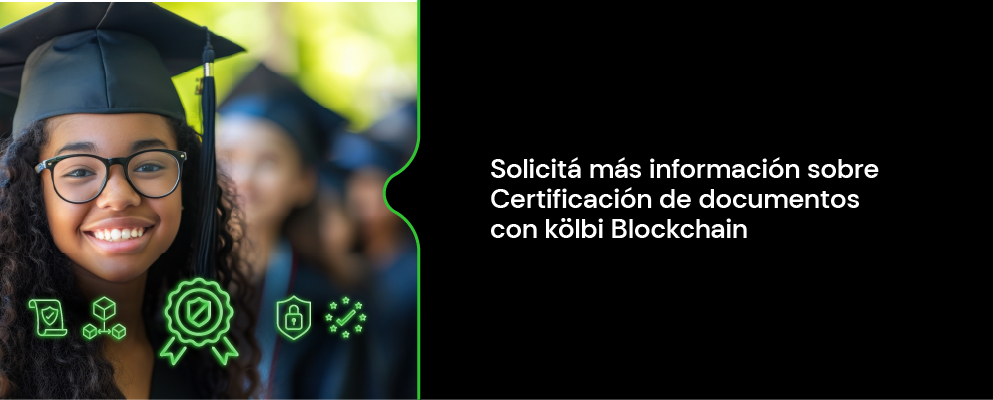 Solicitá más información sobre Certificación de documentos con Blockchain