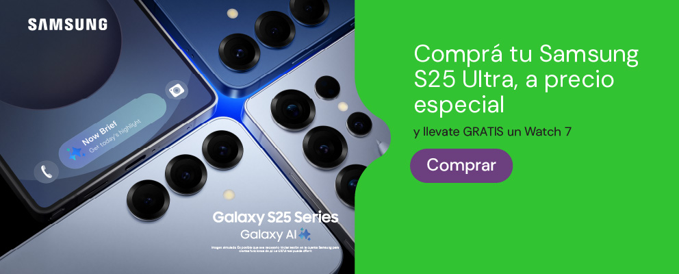 Serie Samsung Galaxy S25: llevate el tuyo con tu plan Ultra k2 + regalías a 24 meses