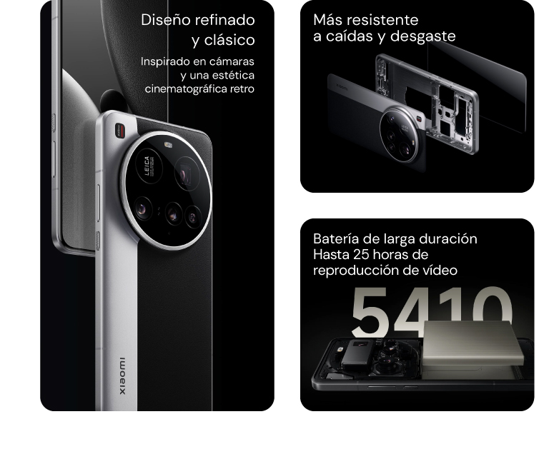 Más resistente a caídas y desgaste