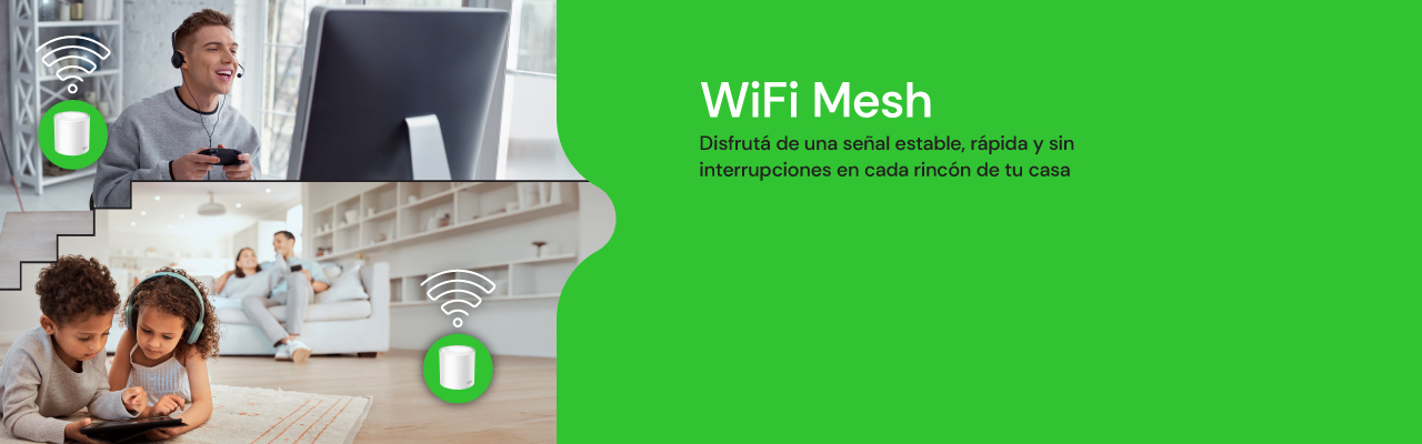 kölbi WiFi Mesh. Disfrutá de una señal estable,en cada rincón de tu casa
