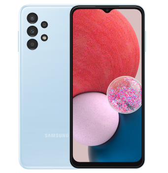 Samsung A13 disponible en colores negro, celeste y blanco
