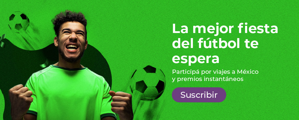 La mejor fiesta del fútbol te espera: participá por viajes a México y premios instantáneos