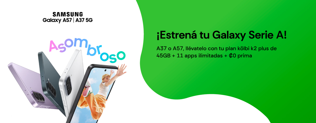 Samsung Galaxy Serie A57 y A37