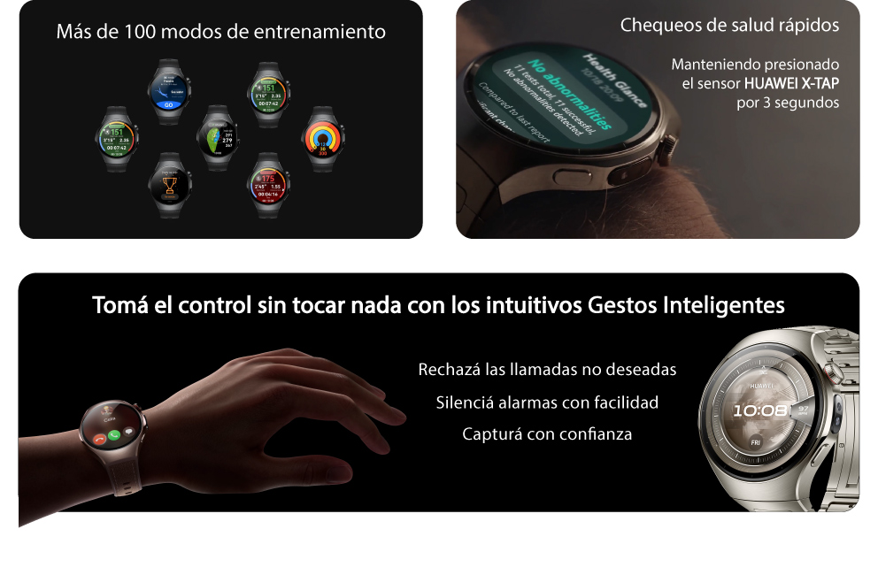 Más de 100 modos de entrenamiento