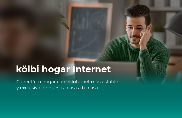 kölbi hogar Internet. Conectá tu hogar con el Internet más estable y exclusivo de nuestra casa a tu casa