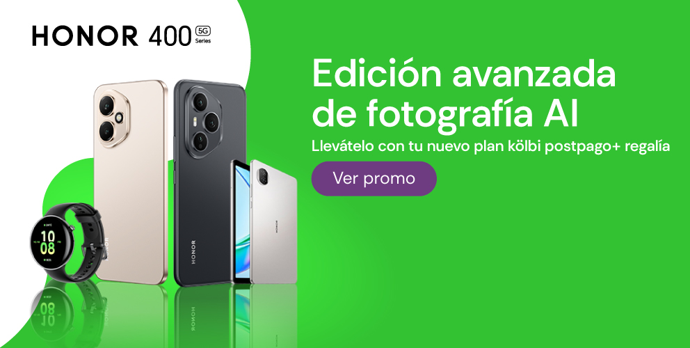 Con kölbi y HONOR 400 Lite podés más con su AI en un clic
