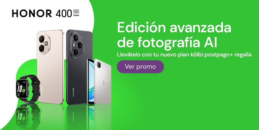 Con kölbi y HONOR 400 Lite podés más con su AI en un clic