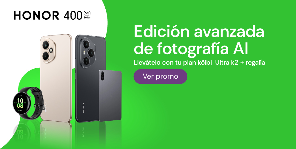 Con kölbi y HONOR 400 Lite podés más con su AI en un clic