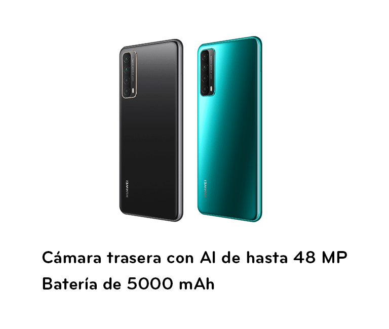 Cámara trasera con AI de hasta 48 MP y batería de 5000 mAh