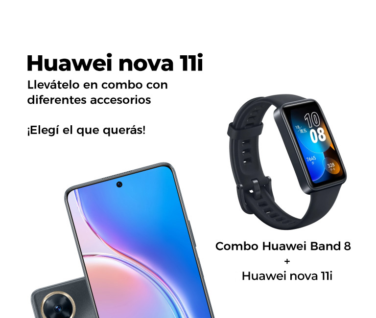 Combo band 8 + Huawei nova 11i