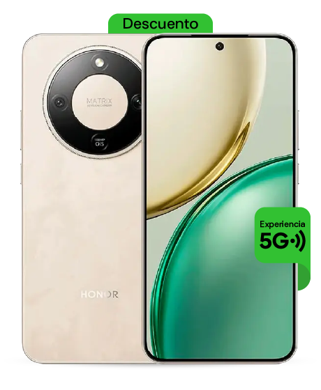HONOR MAGIC 8 LITE vista frontal y trasera