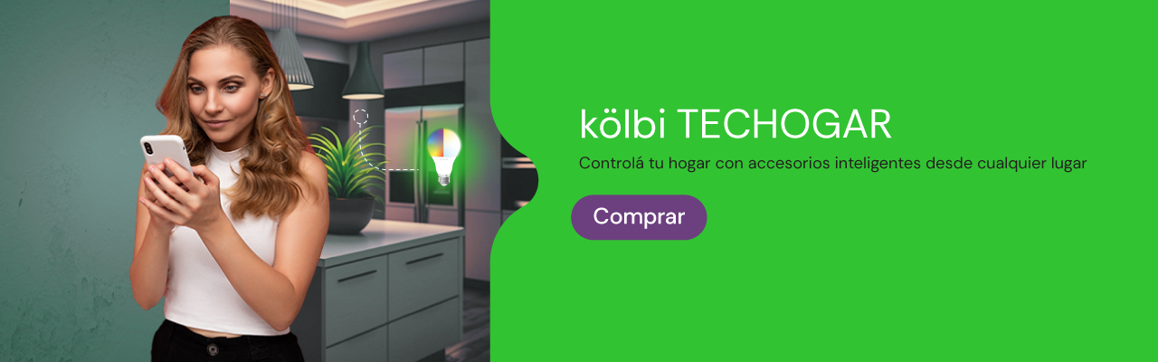 kölbi Techögar Controlá tu hogar con accesorios inteligentes desde cualquier lugar