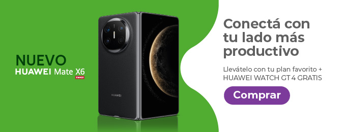 Nuevo Huawei Mate X6: llevátelo con tu plan favorito + Huawei Watch GT 4 gratis