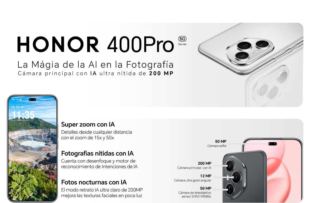 HONOR 400 Pro 5G, Fotografía con IA