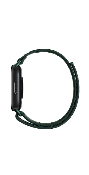 moto Watch Fit vista de lado