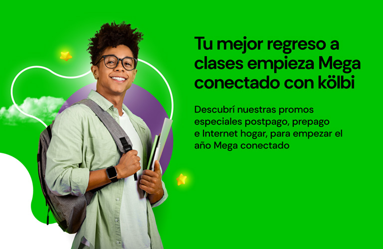 Tu mejor regreso a clases empieza Mega conectado con kölbi