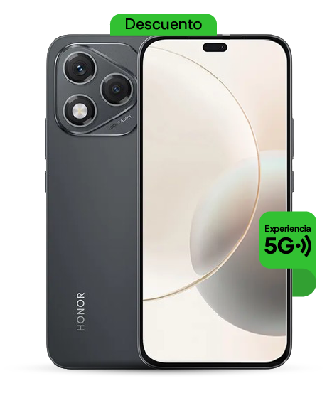 Honor 400 Lite vista frontal y trasera