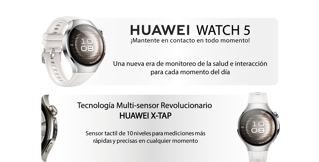 Huawei Watch 5 42MM: sensor HUAWEI X-TAP