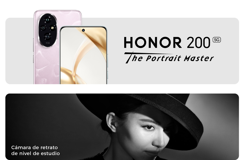 HONOR 200 Cámara de retrato de nivel de estudio