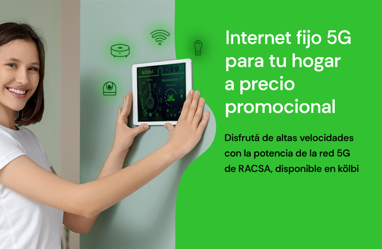 Internet fijo 5G para tu hogar a precio promocional, aprovechá y contratalo