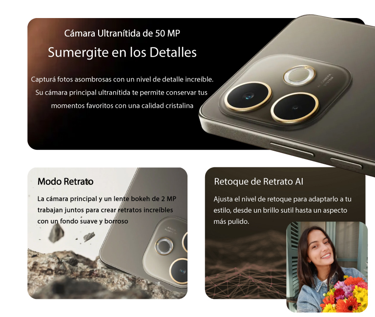 Cámara Ultranítida de 50 MP