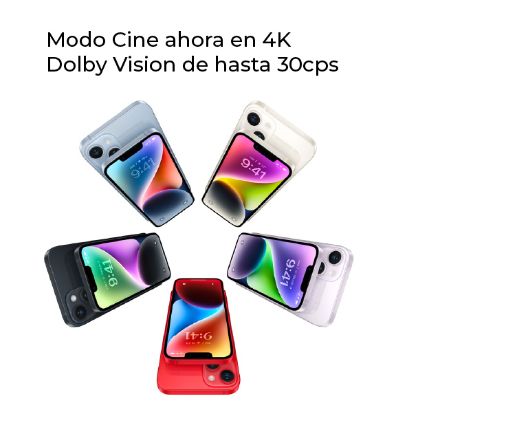 Apple iPhone 14 modo cine ahora en 4k