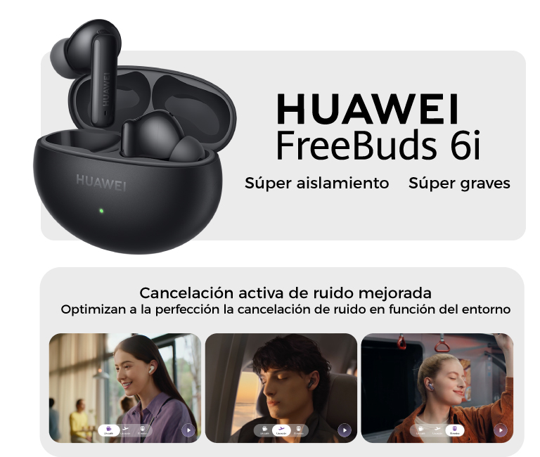 Cancelación activa de ruido mejorada
