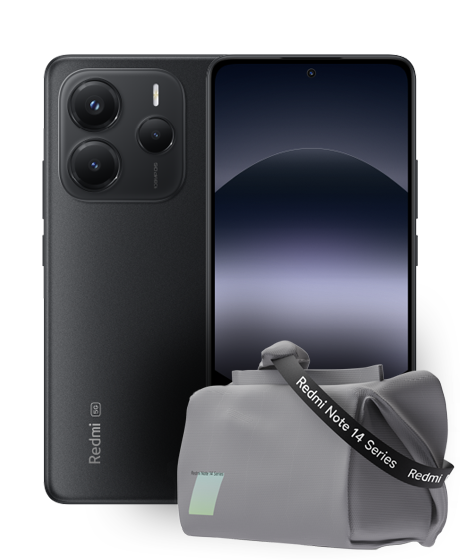 Xiaomi Redmi Note 14 vista frontal y trasera