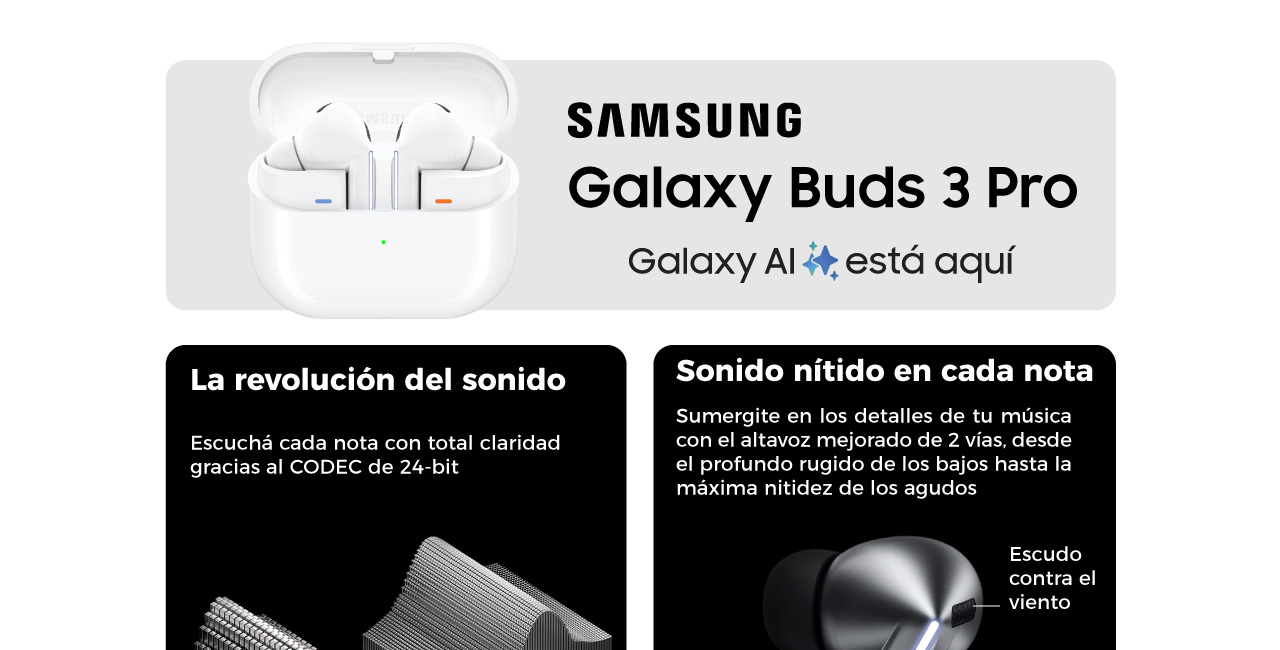Samsung Galaxy Buds 3 Pro la revolución del sonido